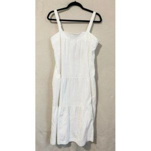 Label of Love Sun Dress Large Tier Off White Pocket Coastal Festival